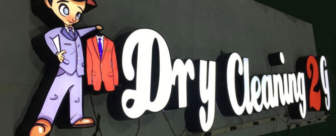 How Your Business Can Benefit From Wholesale Channel Letters? face lit channel letter dry cleaning