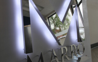 backlit channel letter signage