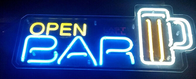 What Is Channel Letter Business Signs? Open Bar Neon Sign