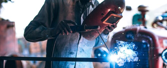 Materials used in channel letter fabrication. channel letters sign