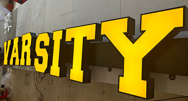 FaceLitRaceway-Varsity FaceLitRaceway Varsity - Face Lit Channel Letter Signs