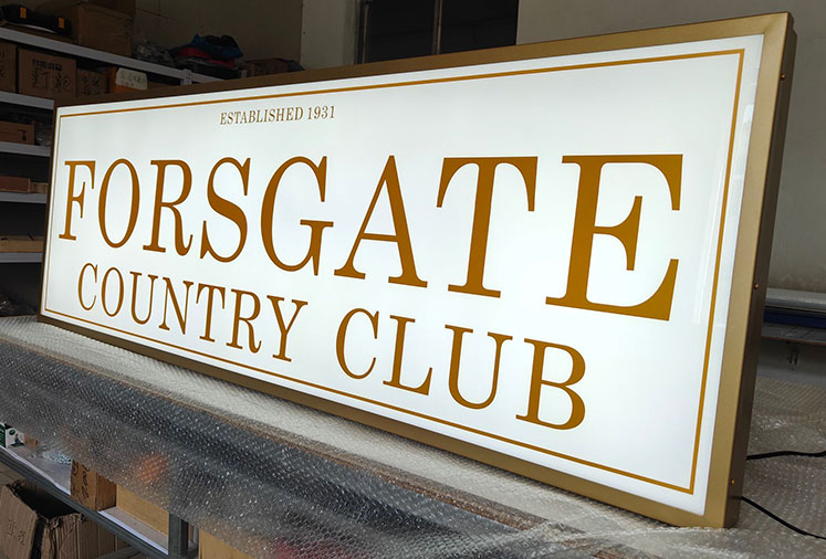 Forsgate_Lightbox - Light Box Sign