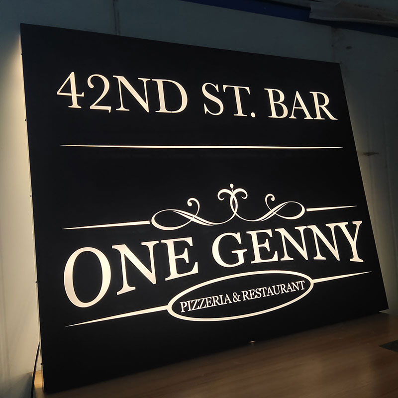 OneGenny_Lightbox2 - Light Box Sign