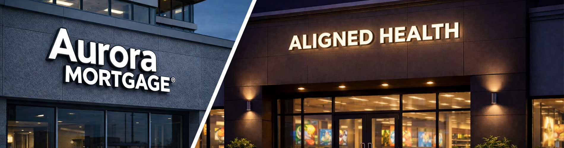 aurora mortgage and aligned health small - Home