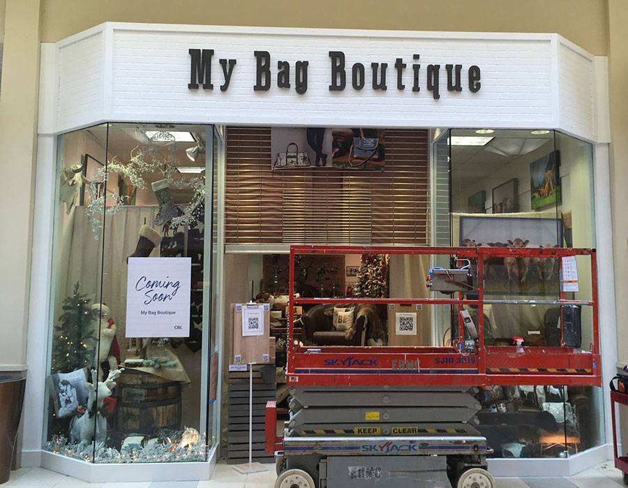 Storefront Signs bagbotique-metal