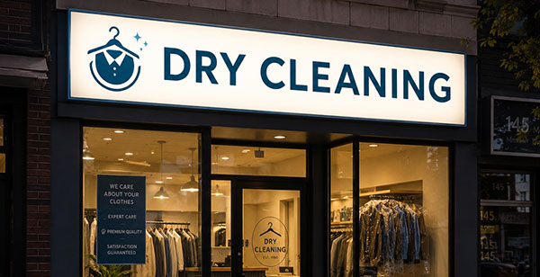 Lightbox sign type example